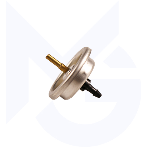 lighter gas valve with metal stem
