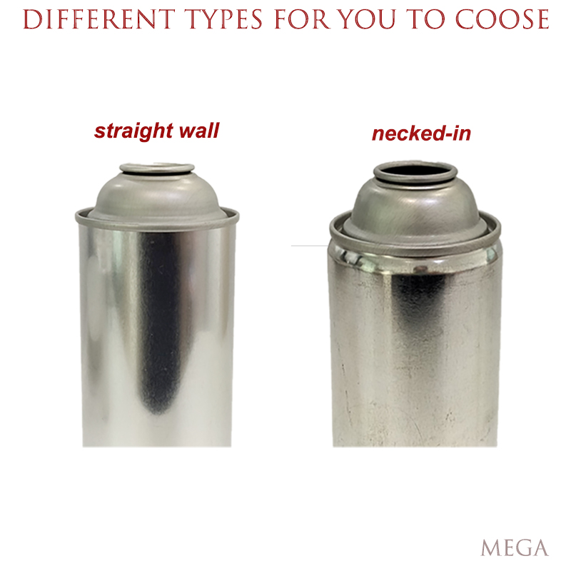 straight wall VS necked-in