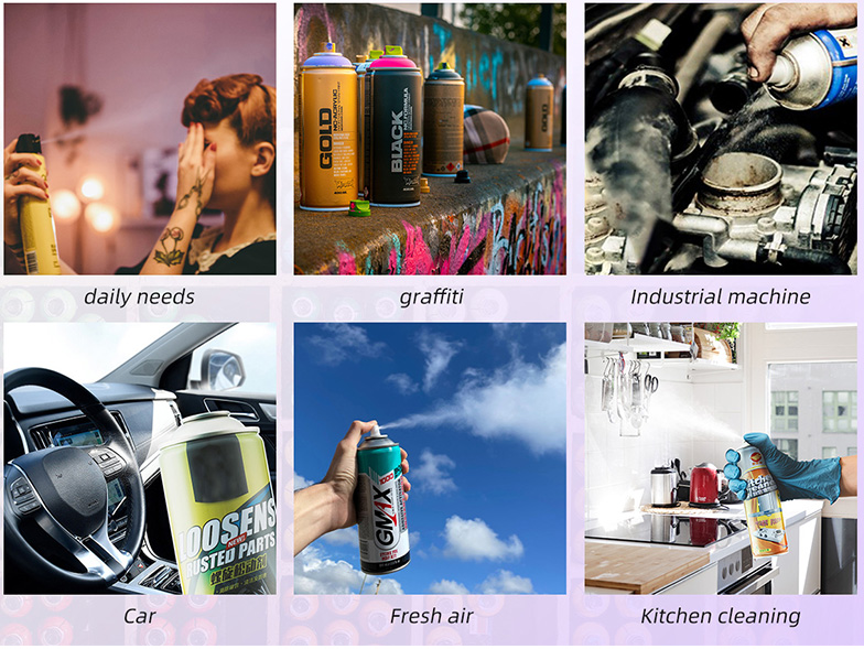 Aerosol can usage