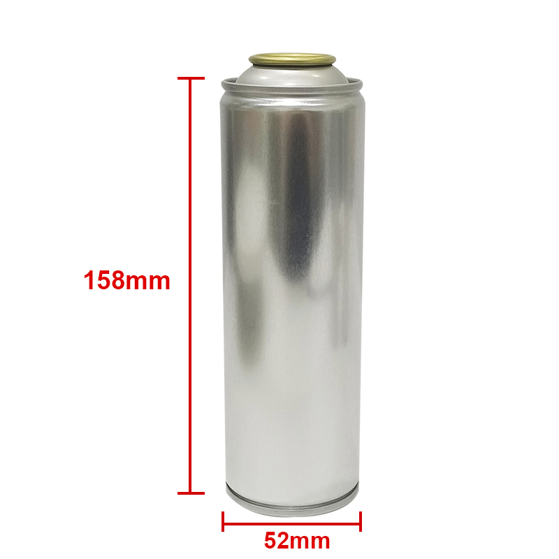 52x158mm empty aerosol tin cans