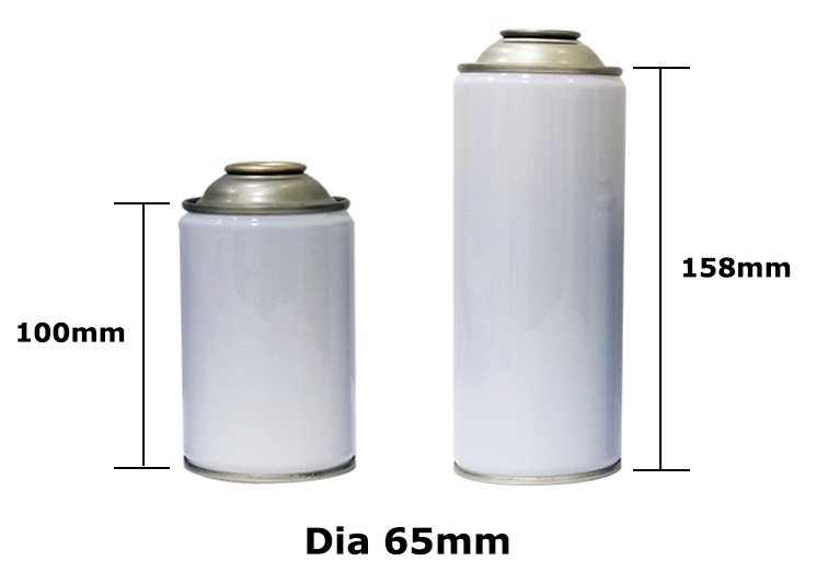 dia 65mm aerosol tin can