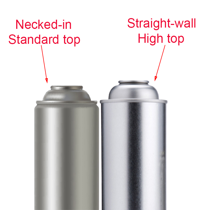 Straight-wall aerosol tin can
