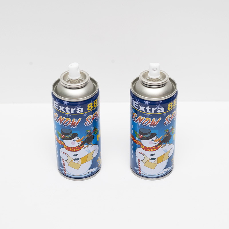 MOQ bajo Personalizar latas de aerosol vacías para pulverizar nieve