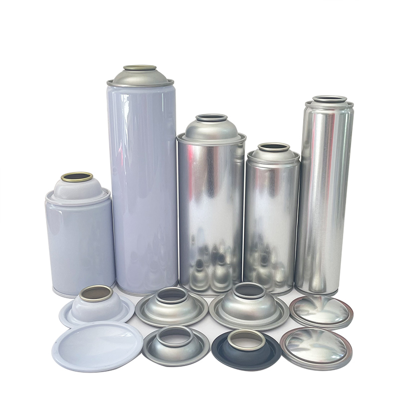 Lata de aerosol Componentes de lata de aerosol superior e inferior Precio de fábrica