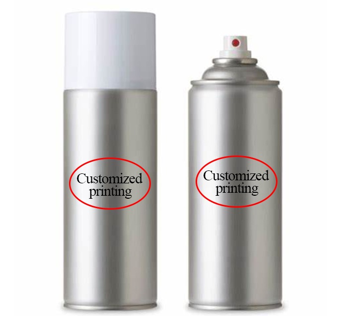 Customized aerosol tin can