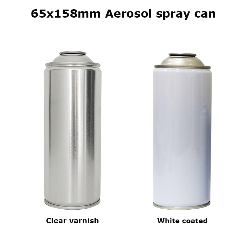 65x158mm aerosol tin can