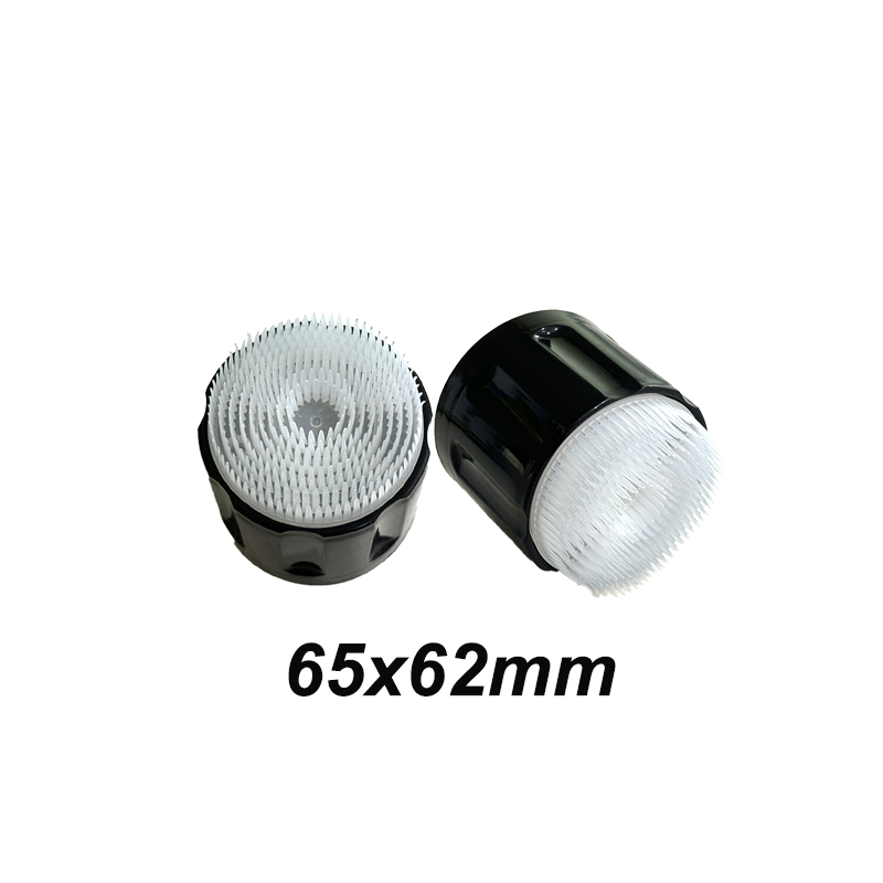 Brush plastic cap for aerosol can pu foam