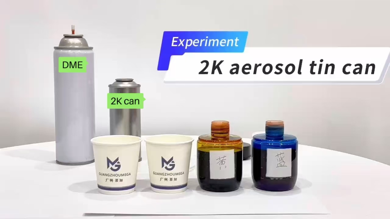 2k aerosol can experimental materials