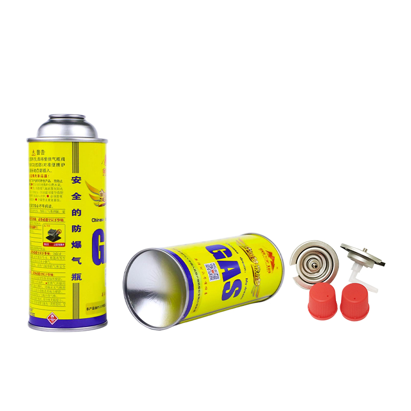 butane gas can with valve
