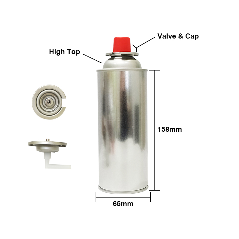 65x158mm butane gas can