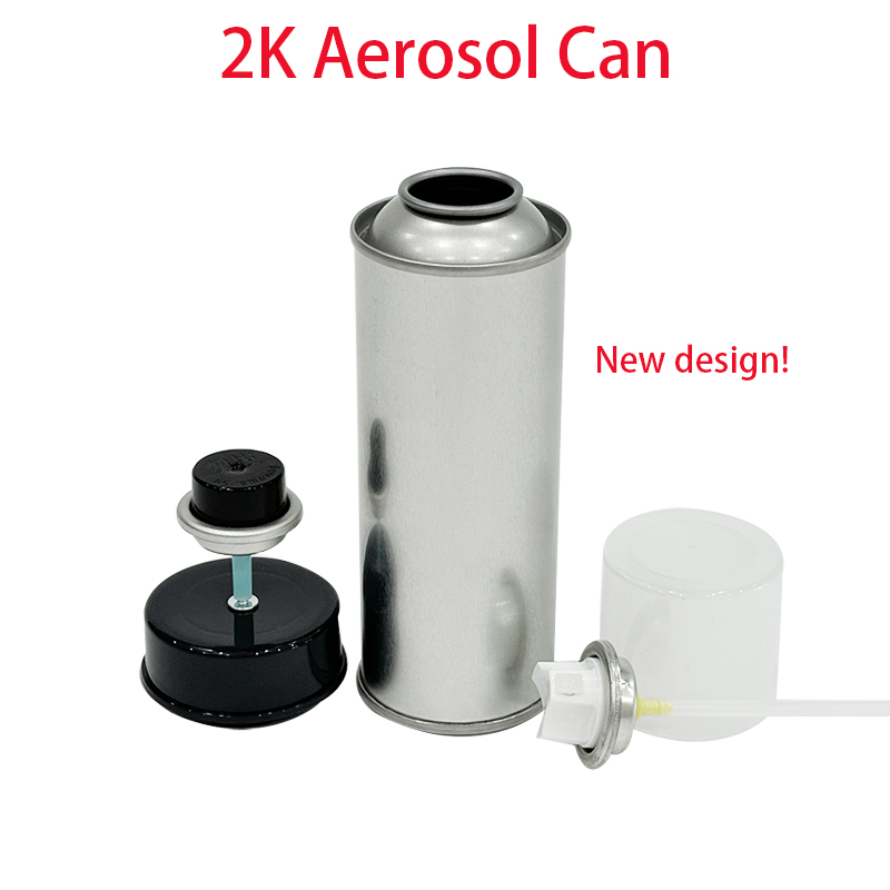 286ml 52x140mm 2k aerosol tin can