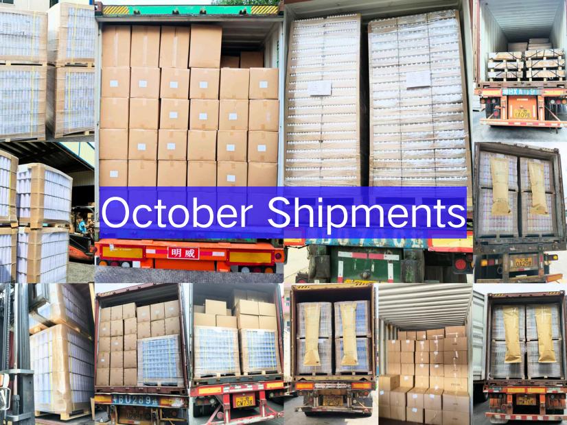 October Aerosol Can Loading Recap: Shipments En Route to 12 Countries